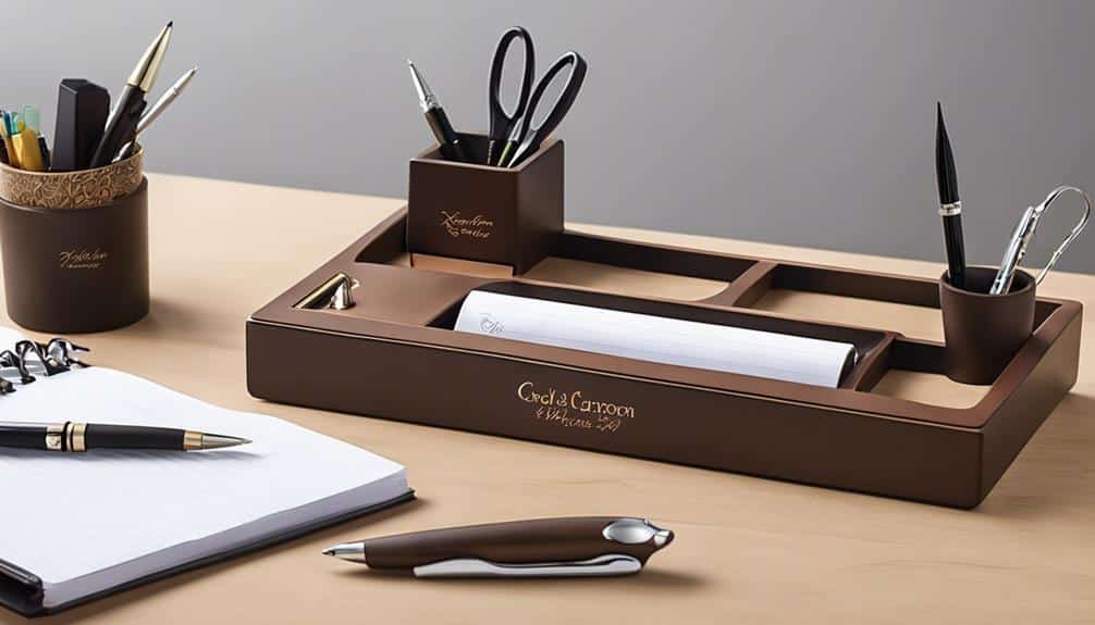 customized office accessories and items