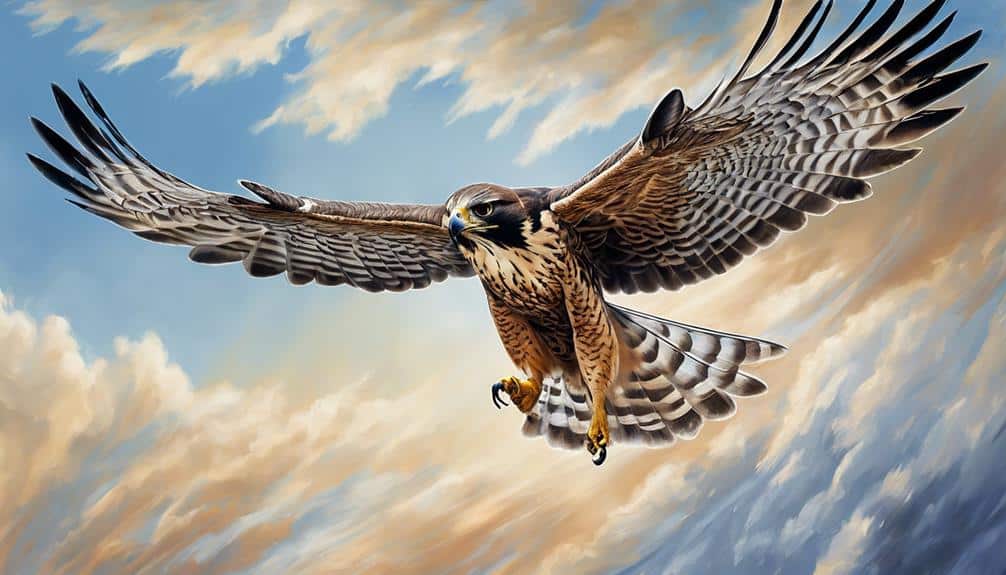 falcon symbolizes resilience and strength