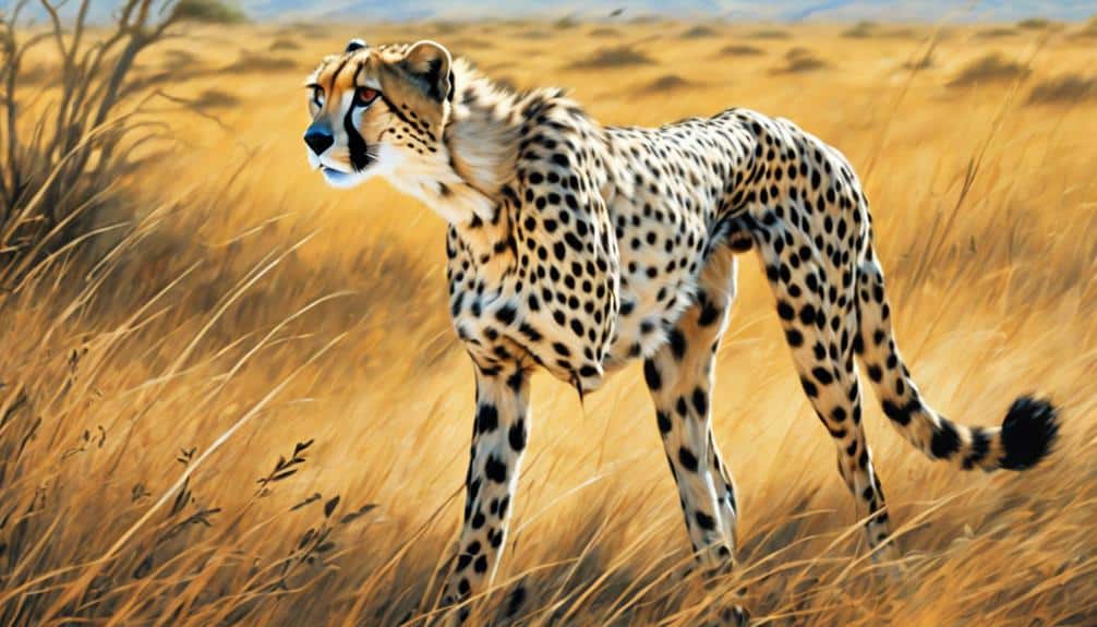 speedy african grassland predator